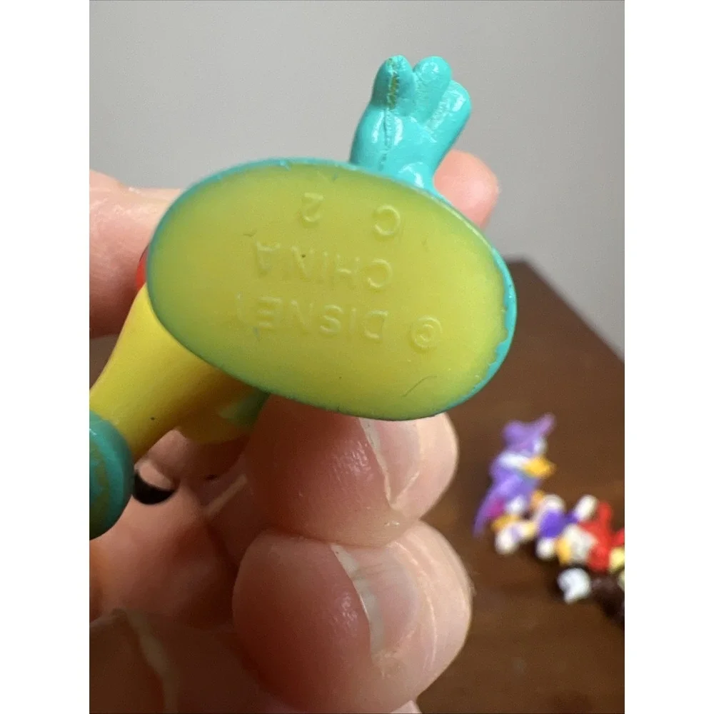 Vintage 1992‎ Kelloggs Cereal Toys Disney Darkwing Duck Characters, Complete Set